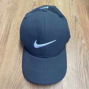 Grey Nike Legacy91 Dri-Fit Cap Hat Adjustable Velcro Strap One Size Fits Most